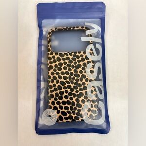 Casely "Lost in Spots" Cheetah Print IPhone 17 Pro Case Mag Safe Design